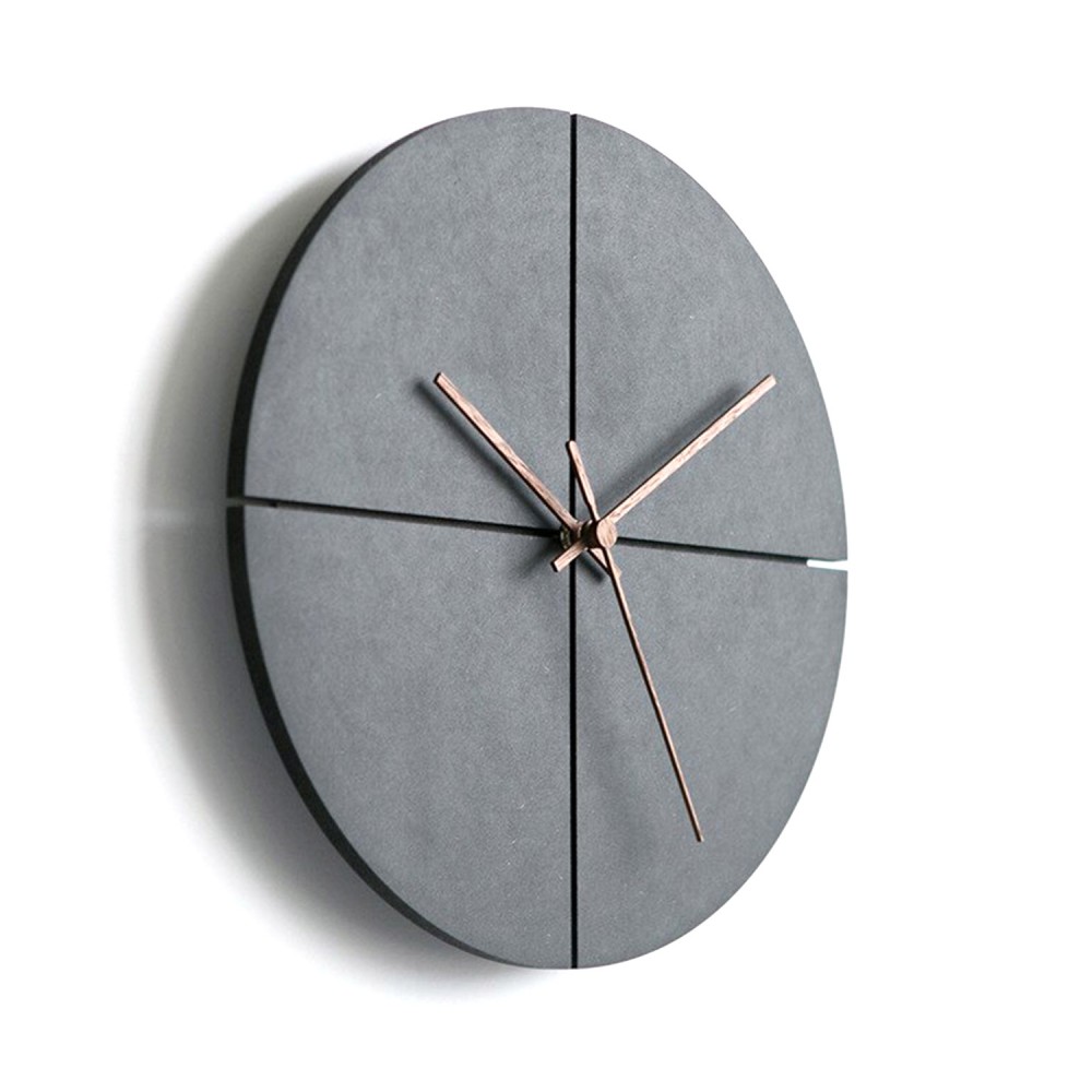 Часы дизайнерские черные диаметр 30см