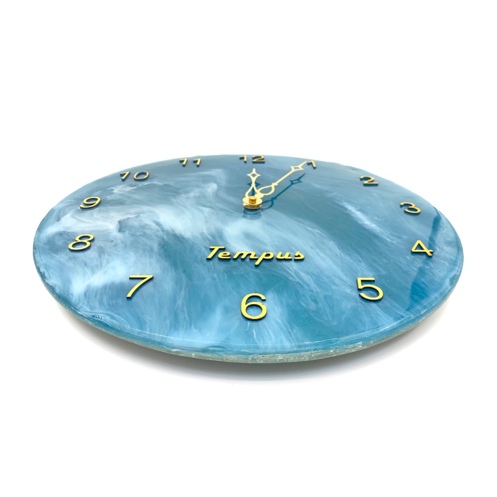 Часы в стиле Resin Art Морской бриз 30см 