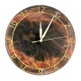 Часы в стиле Resin Art Пламя 30см