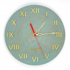 Часы настенные песчаный аквамарин  30см