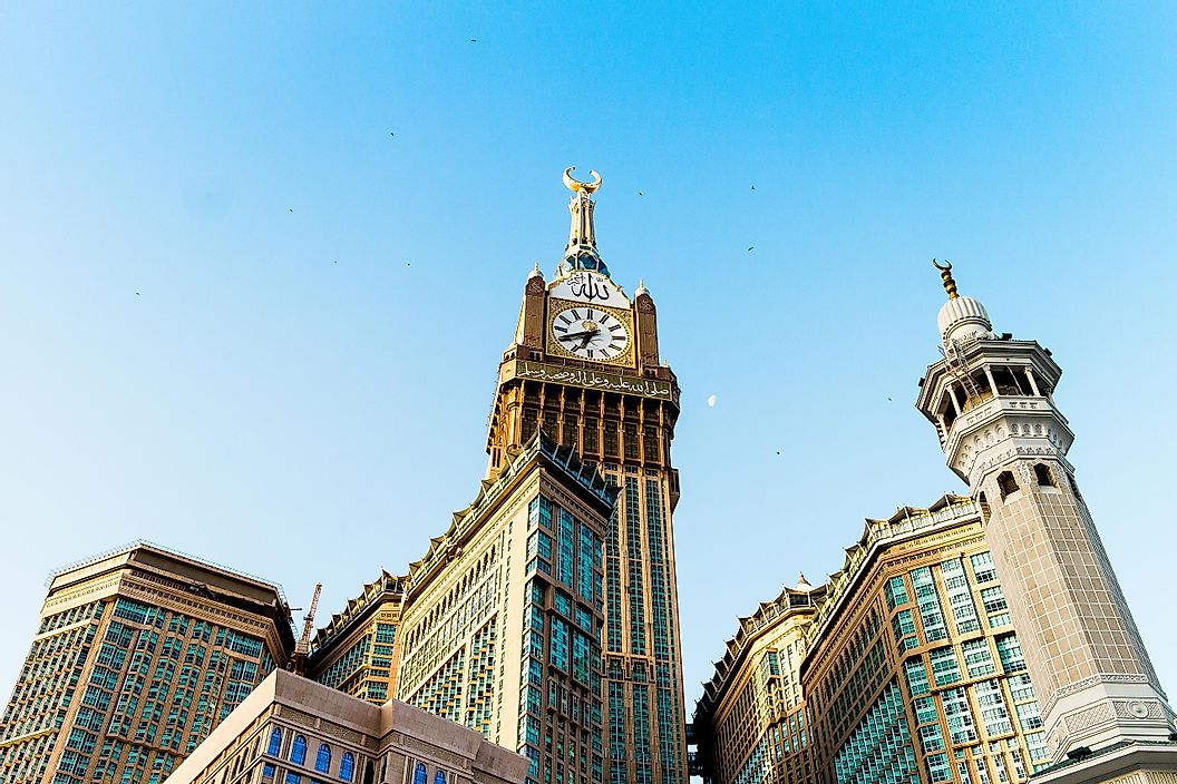 Королевская часовая башня Мекки, Абрадж Аль-Байт, Мекка, Саудовская Аравия